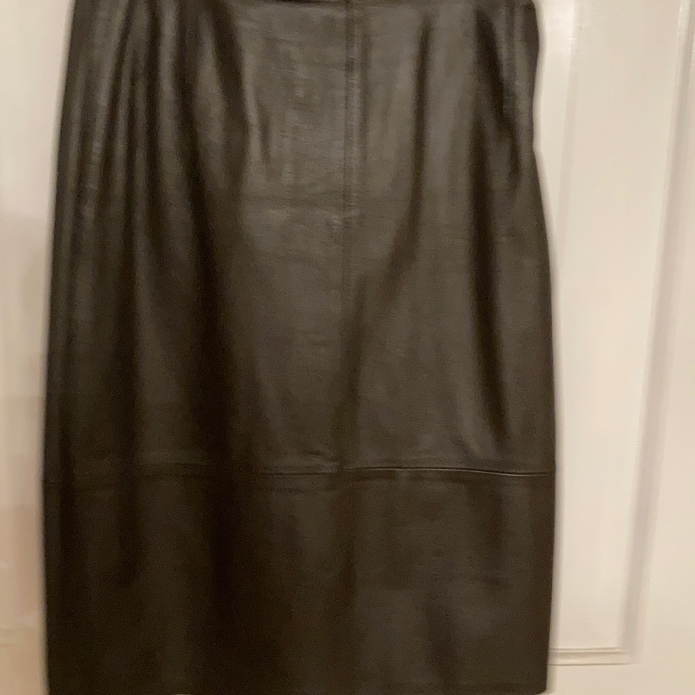 Leather skirt